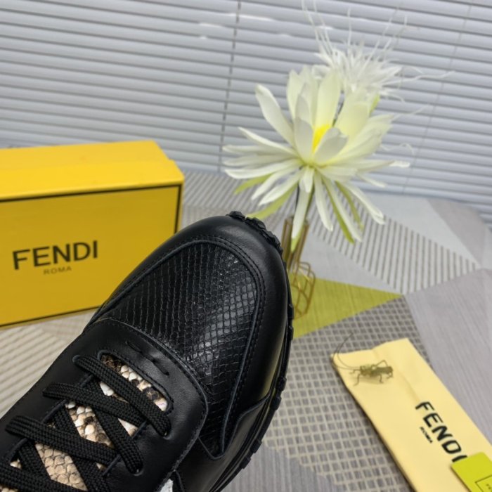 Fendi Mens Shoes Fashion Sneakers Luxury Brand Casual Shoes for Men with Original Box