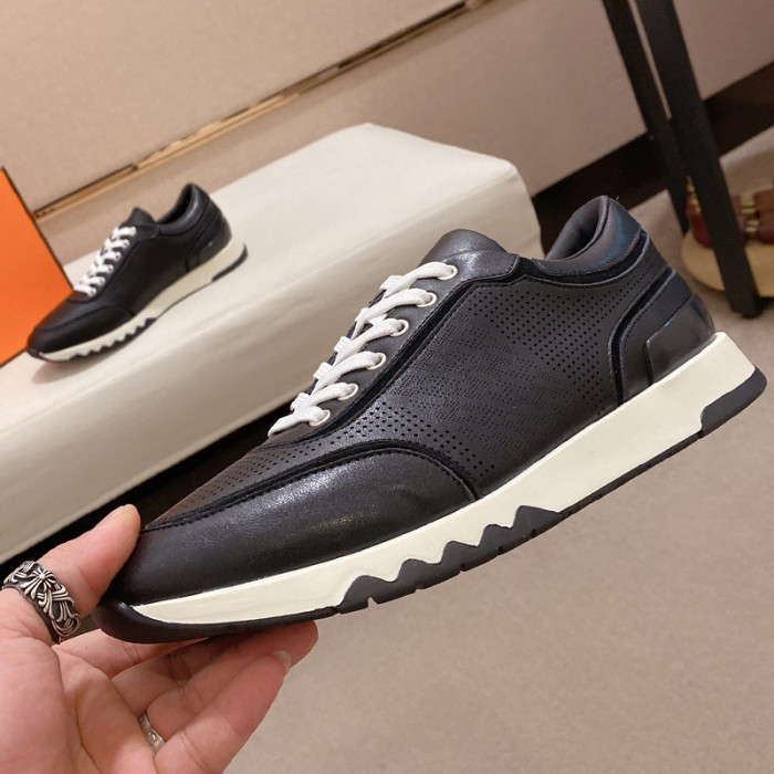 Hermes Mens Casual Shoes Fashion Sneakers Luxury Brand with Original Box