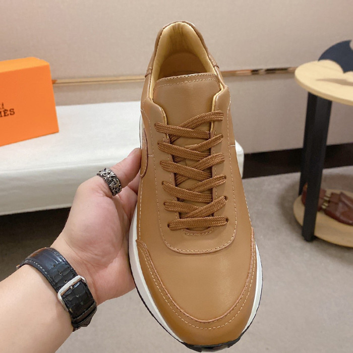 Hermes Mens Casual Shoes Fashion Sneakers Luxury Brand with Original Box