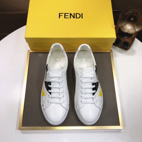 Fendi Mens Shoes Fashion Sneakers Luxury Brand Casual Shoes for Men with Original Box