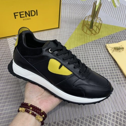 Fendi Mens Shoes Fashion Sneakers Luxury Brand Casual Shoes for Men with Original Box