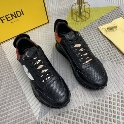 Fendi Mens Shoes Fashion Sneakers Luxury Brand Casual Shoes for Men with Original Box