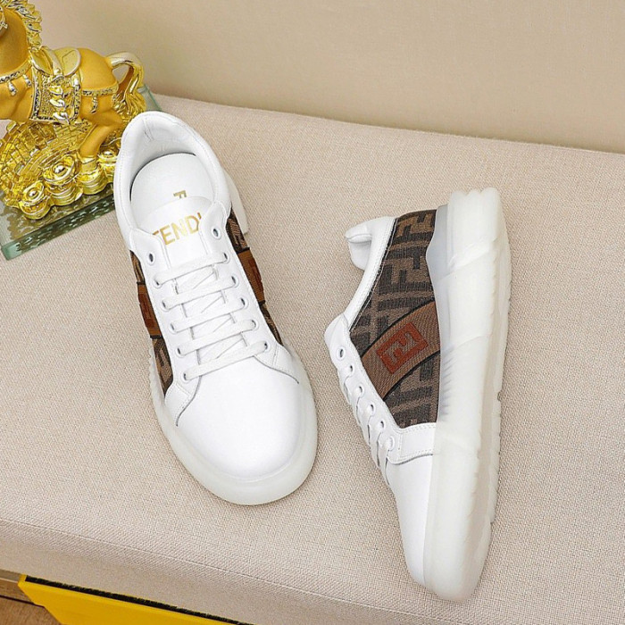 Fendi Mens Shoes Fashion Sneakers Luxury Brand Casual Shoes for Men with Original Box