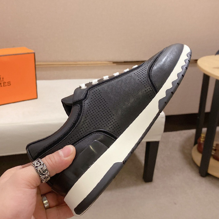 Hermes Mens Casual Shoes Fashion Sneakers Luxury Brand with Original Box