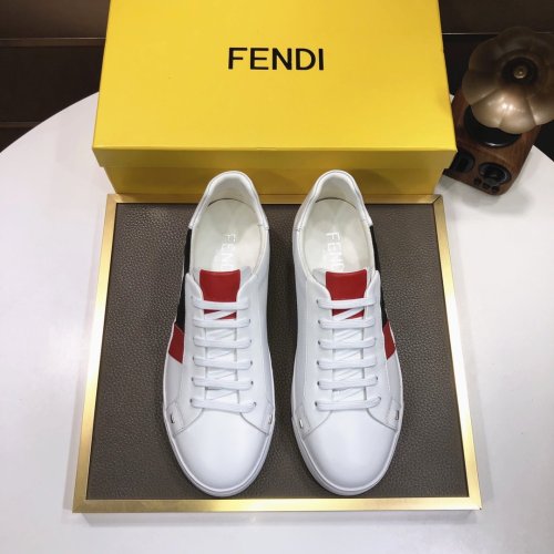 Fendi Mens Shoes Fashion Sneakers Luxury Brand Casual Shoes for Men with Original Box