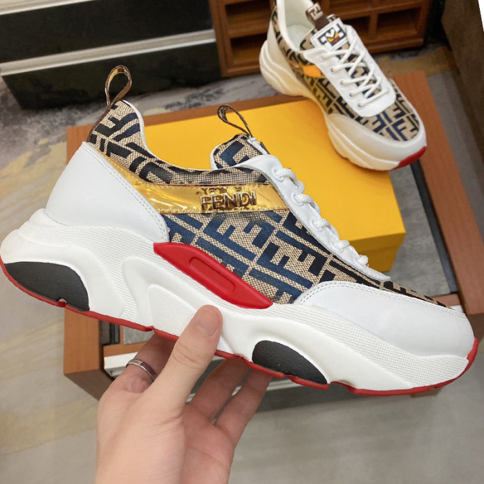 Fendi Mens Shoes Fashion Sneakers Luxury Brand Casual Shoes for Men with Original Box