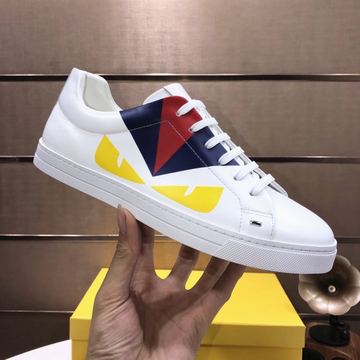 Fendi Mens Shoes Fashion Sneakers Luxury Brand Casual Shoes for Men with Original Box