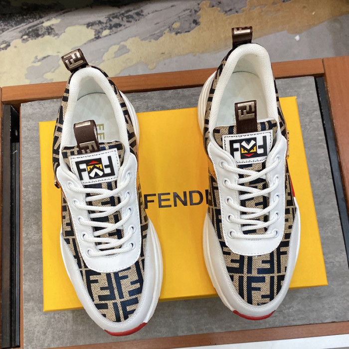 Fendi Mens Shoes Fashion Sneakers Luxury Brand Casual Shoes for Men with Original Box