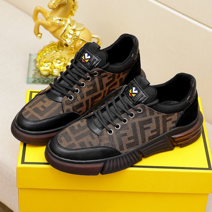 Fendi Mens Shoes Fashion Sneakers Luxury Brand Casual Shoes for Men with Original Box