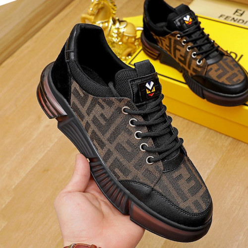 Fendi Mens Shoes Fashion Sneakers Luxury Brand Casual Shoes for Men with Original Box