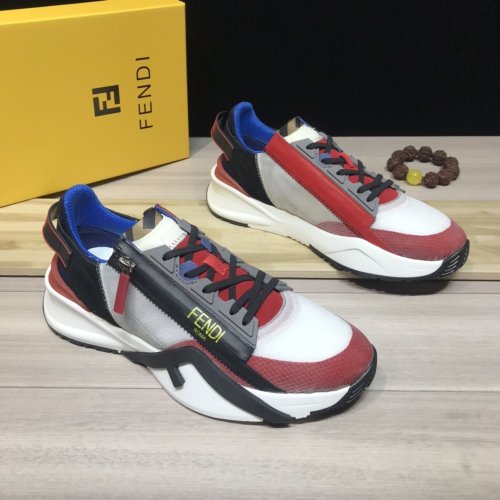 Fendi Mens Shoes Fashion Sneakers Luxury Brand Casual Shoes for Men with Original Box
