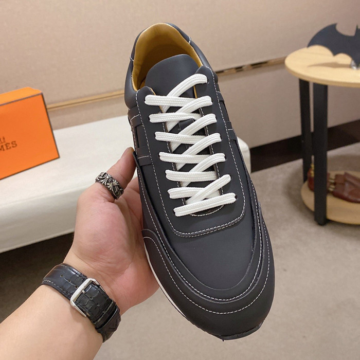 Hermes Mens Casual Shoes Fashion Sneakers Luxury Brand with Original Box