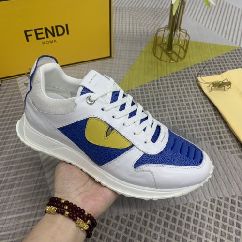 Fendi Mens Shoes Fashion Sneakers Luxury Brand Casual Shoes for Men with Original Box