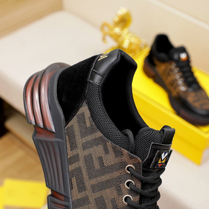 Fendi Mens Shoes Fashion Sneakers Luxury Brand Casual Shoes for Men with Original Box