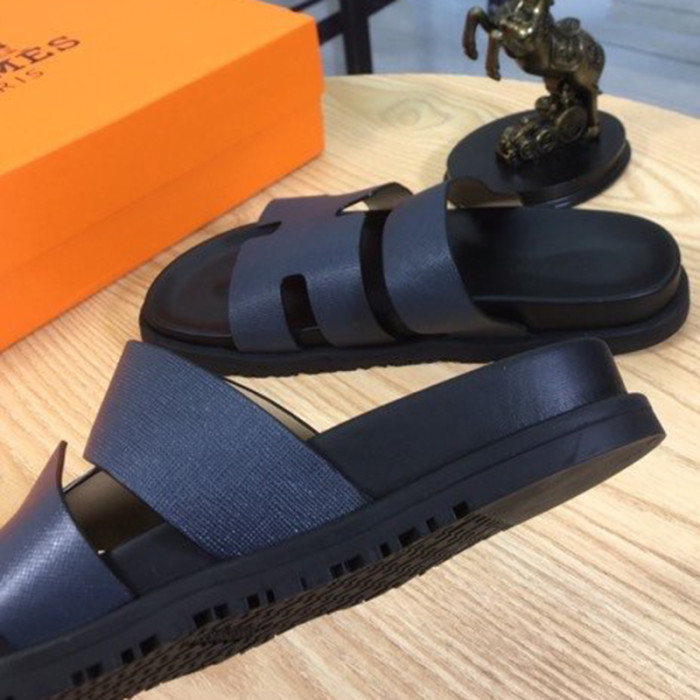 Hermes Mens Casual Shoes Fashion Sandals Slippers Luxury Brand with Original Box