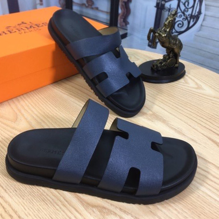 Hermes Mens Casual Shoes Fashion Sandals Slippers Luxury Brand with Original Box