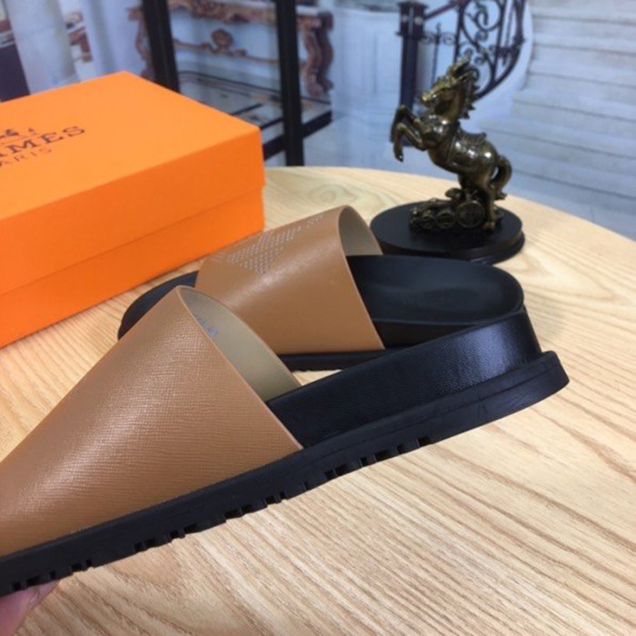 Hermes Mens Casual Shoes Fashion Sandals Slippers Luxury Brand with Original Box
