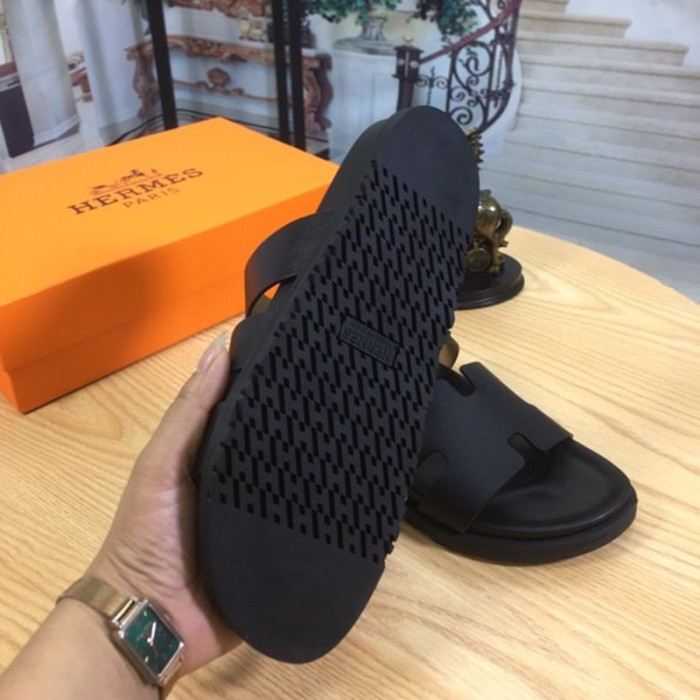 Hermes Mens Casual Shoes Fashion Sandals Slippers Luxury Brand with Original Box