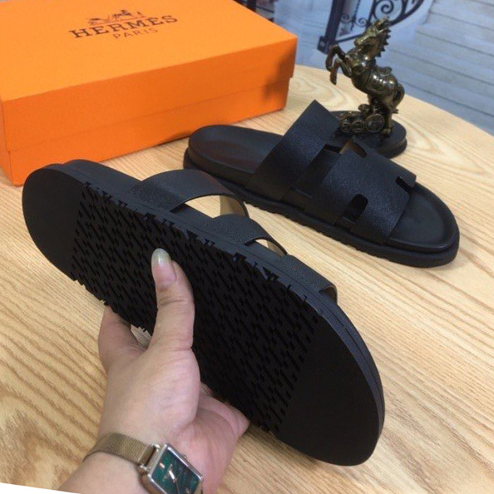 Hermes Mens Casual Shoes Fashion Sandals Slippers Luxury Brand with Original Box