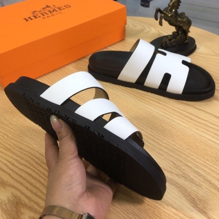 Hermes Mens Casual Shoes Fashion Sandals Slippers Luxury Brand with Original Box