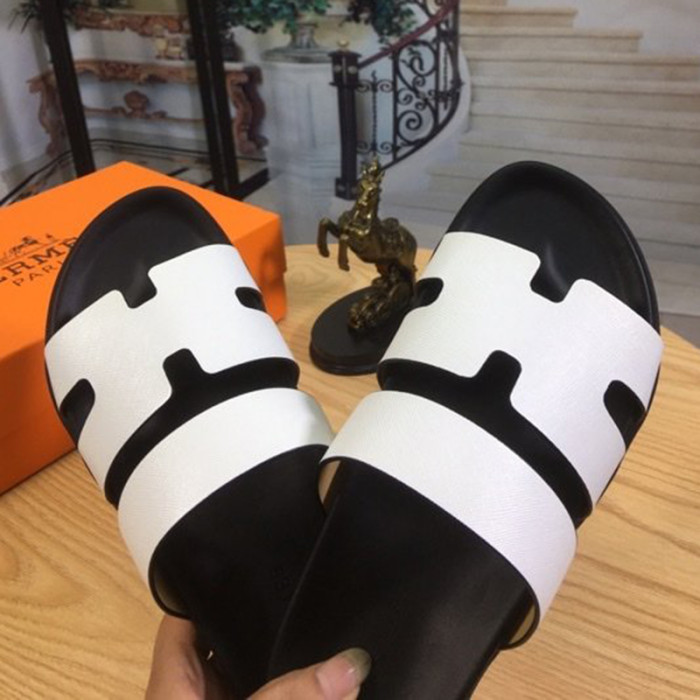 Hermes Mens Casual Shoes Fashion Sandals Slippers Luxury Brand with Original Box
