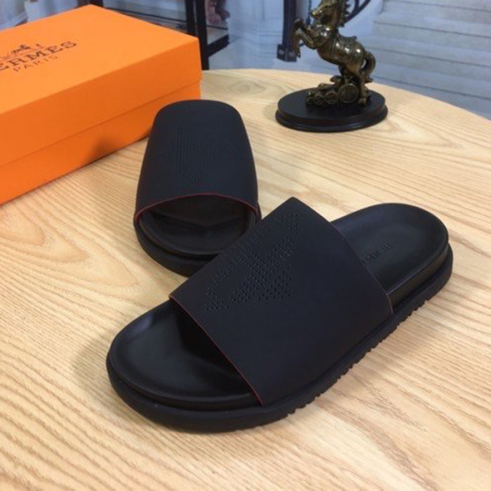 Hermes Mens Casual Shoes Fashion Sandals Slippers Luxury Brand with Original Box