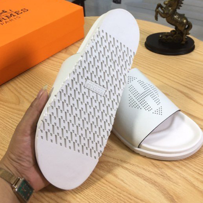 Hermes Mens Casual Shoes Fashion Sandals Slippers Luxury Brand with Original Box