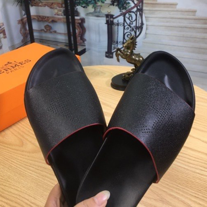 Hermes Mens Casual Shoes Fashion Sandals Slippers Luxury Brand with Original Box
