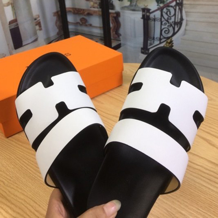 Hermes Mens Casual Shoes Fashion Sandals Slippers Luxury Brand with Original Box