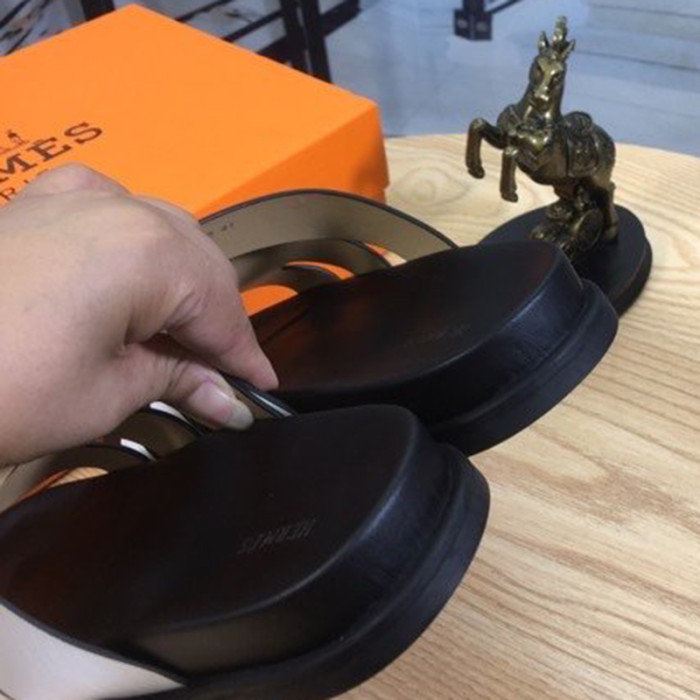 Hermes Mens Casual Shoes Fashion Sandals Slippers Luxury Brand with Original Box