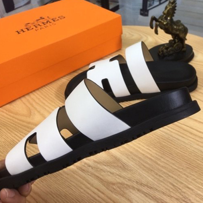 Hermes Mens Casual Shoes Fashion Sandals Slippers Luxury Brand with Original Box