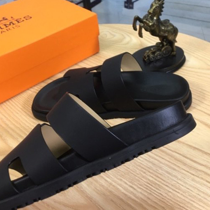Hermes Mens Casual Shoes Fashion Sandals Slippers Luxury Brand with Original Box