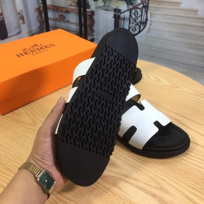 Hermes Mens Casual Shoes Fashion Sandals Slippers Luxury Brand with Original Box