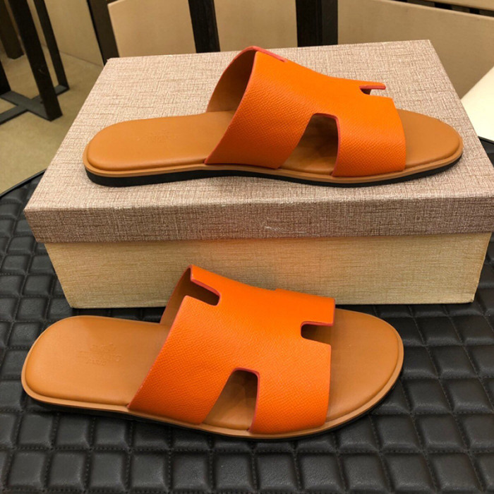 Hermes Mens Casual Shoes Fashion Sandals Slippers Luxury Brand with Original Box