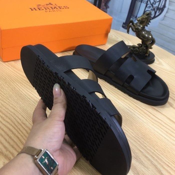 Hermes Mens Casual Shoes Fashion Sandals Slippers Luxury Brand with Original Box