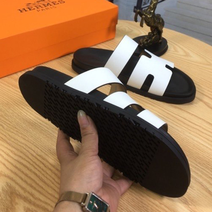 Hermes Mens Casual Shoes Fashion Sandals Slippers Luxury Brand with Original Box