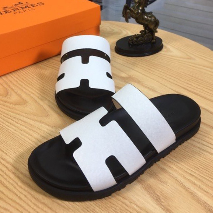 Hermes Mens Casual Shoes Fashion Sandals Slippers Luxury Brand with Original Box