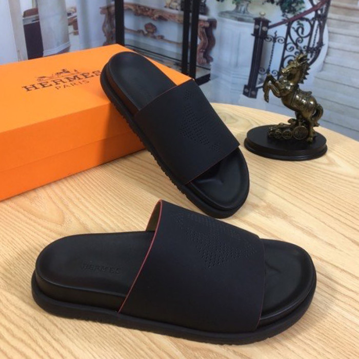 Hermes Mens Casual Shoes Fashion Sandals Slippers Luxury Brand with Original Box