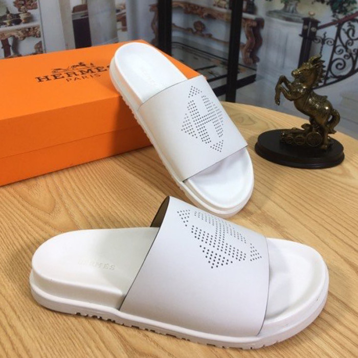 Hermes Mens Casual Shoes Fashion Sandals Slippers Luxury Brand with Original Box
