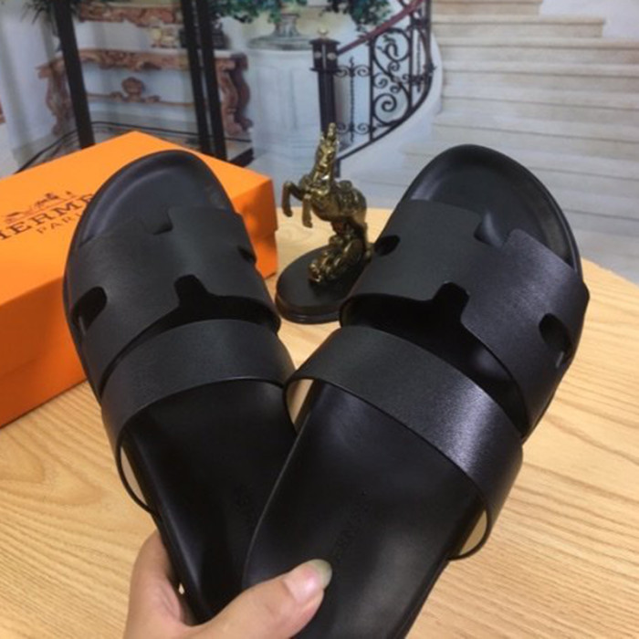 Hermes Mens Casual Shoes Fashion Sandals Slippers Luxury Brand with Original Box
