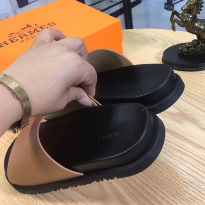 Hermes Mens Casual Shoes Fashion Sandals Slippers Luxury Brand with Original Box