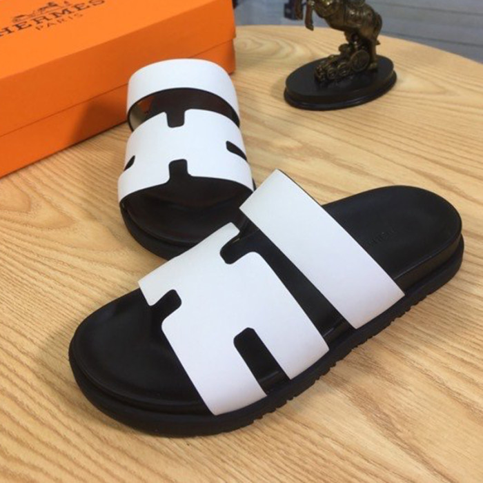 Hermes Mens Casual Shoes Fashion Sandals Slippers Luxury Brand with Original Box