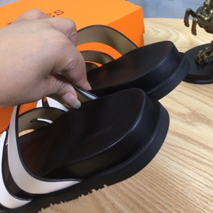 Hermes Mens Casual Shoes Fashion Sandals Slippers Luxury Brand with Original Box
