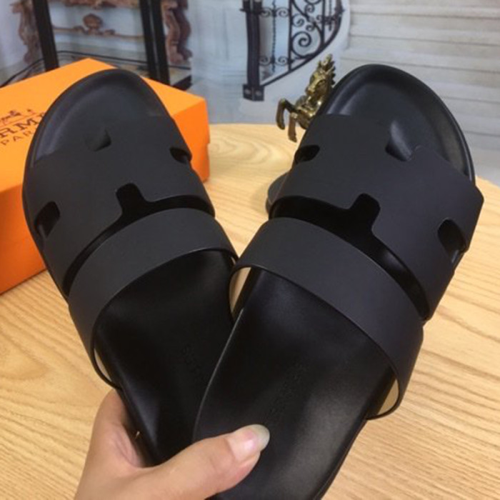 Hermes Mens Casual Shoes Fashion Sandals Slippers Luxury Brand with Original Box