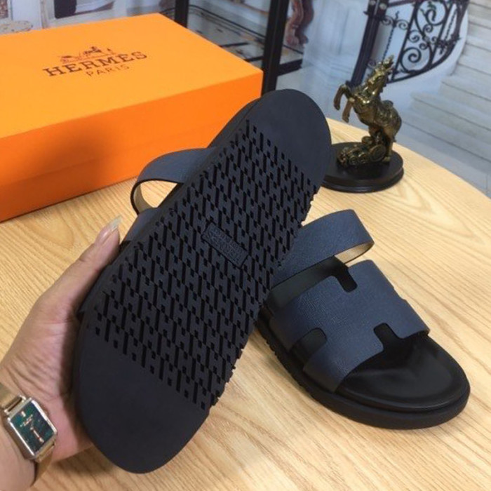 Hermes Mens Casual Shoes Fashion Sandals Slippers Luxury Brand with Original Box
