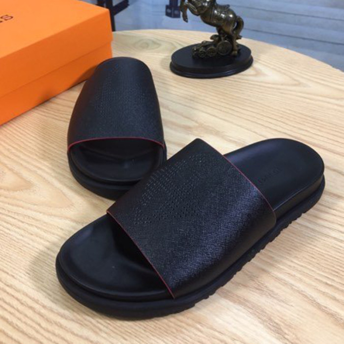 Hermes Mens Casual Shoes Fashion Sandals Slippers Luxury Brand with Original Box
