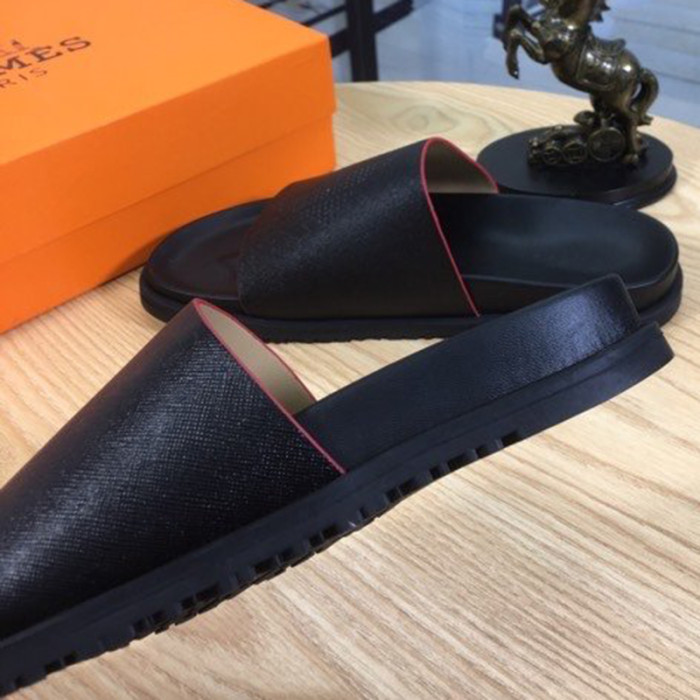 Hermes Mens Casual Shoes Fashion Sandals Slippers Luxury Brand with Original Box