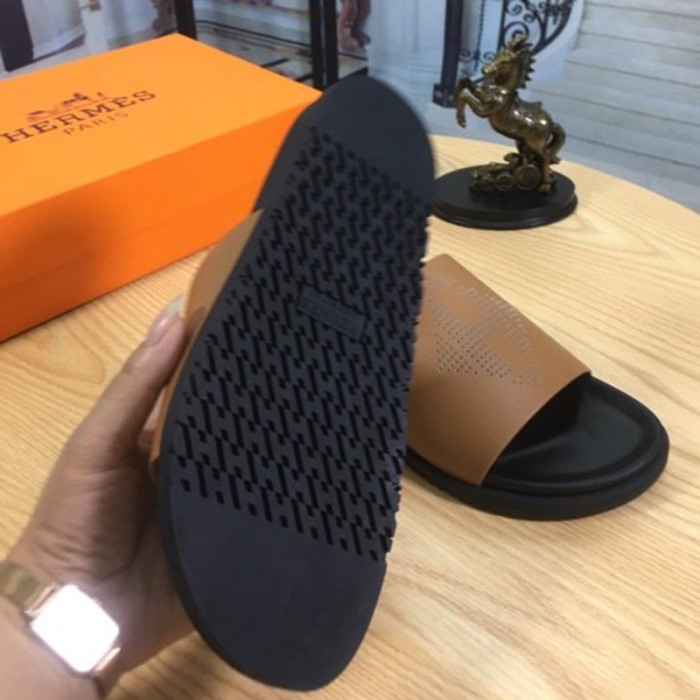 Hermes Mens Casual Shoes Fashion Sandals Slippers Luxury Brand with Original Box