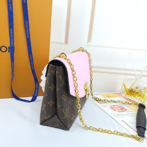 Louis Vuitton Womens Shoulder Messenger Bags Luxury Brand Fashion Type SAINT-PLACIDE Monogram coated canvas and grained colored leather with Original Box