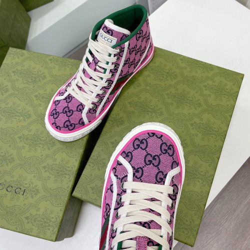 Gucci Mens Shoes Sneakers Luxury Brand Men's Gucci Tennis 1977 high top sneaker with Original Box